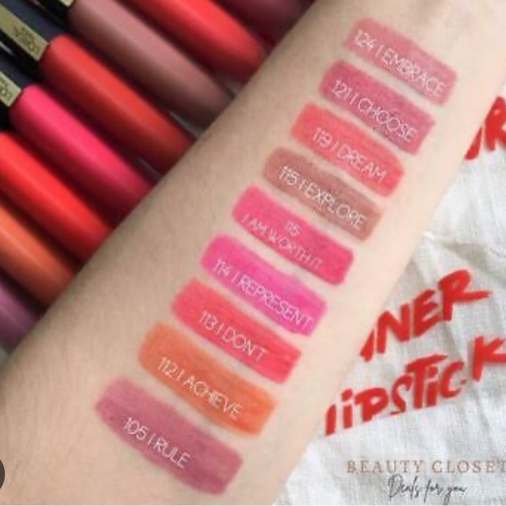 🍭💋Loreal Rouge I Don't Lipstick - Picture 5 of 9